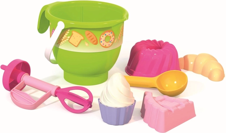 Androni sæt til sandkagebagning med håndpisker, 6 dele