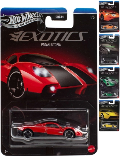 Hot Wheels Silver Series Exotics metalbilmodel - 1 stk.