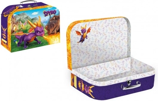 Skolekuffert med dragemotivet Spyro