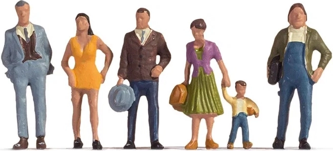 Noch sæt med figurer – fodgængere i byen (H0)