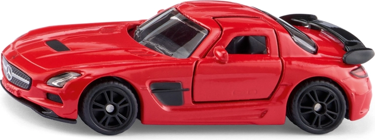 Siku Mercedes-Benz SLS AMG Black Series rød bilmodel i blister