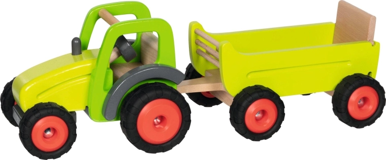 Trætraktor med anhænger Goki Premium
