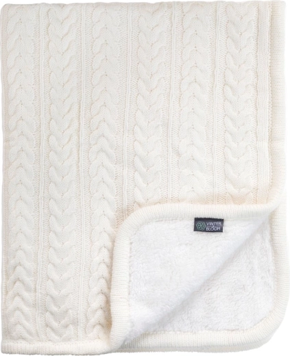 Vinter & Bloom tæppe cuddly ivory