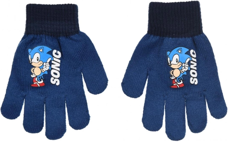 Børne vinterhandsker Sonic - 1 stk.