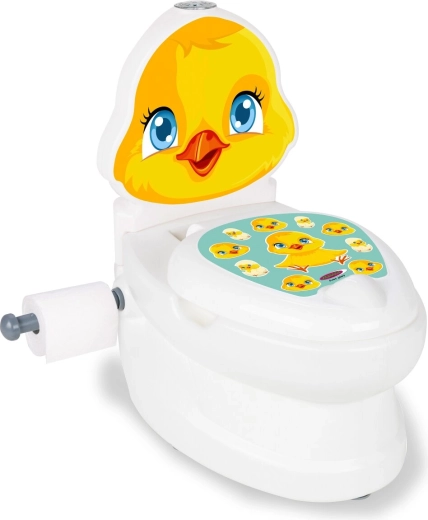 Børnepotte JAMARA Chick med skyllelyd og toiletpapirholder