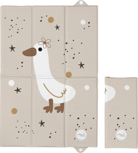Ceba Baby rejsepusleunderlag basic star duck 60 × 40 cm