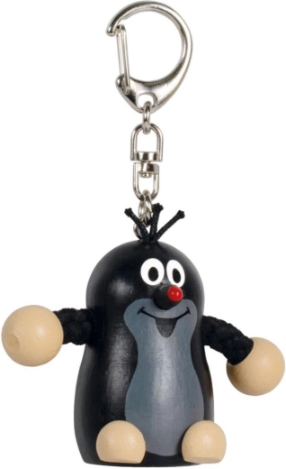 Trænøglering Muldvarpen med karabinhage 9 cm