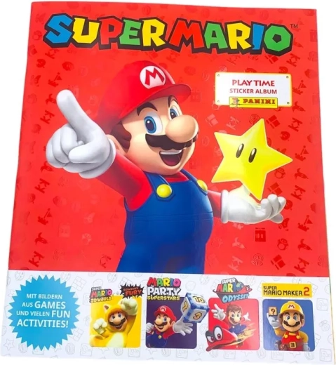 Super Mario Play Time samlealbum til klistermærker