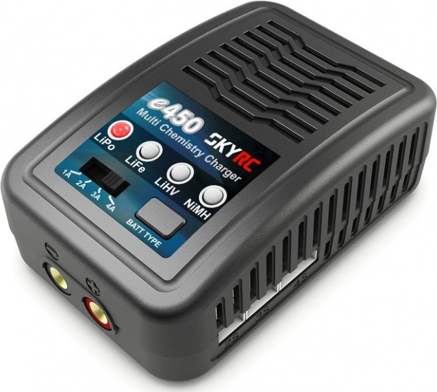 Oplader SkyRC e450 2-4S / 6-8S LiPo / LiFe / LiHV / NiMH