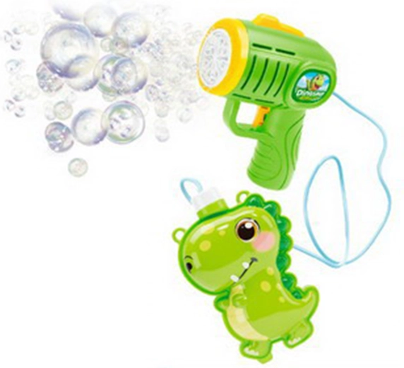 Sæbeboblepistol med ekstern beholder Dinosaur 280 ml