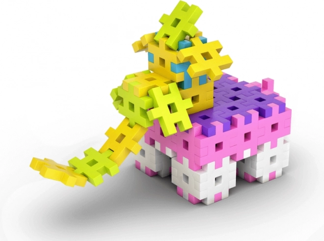 Konstruktionssæt MELI MAXI pink travel box 110 dele