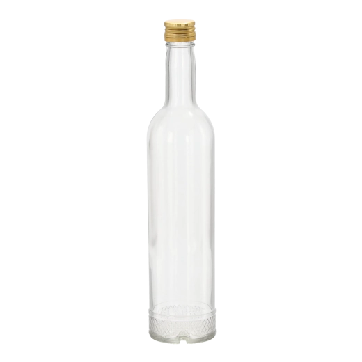 Glasflaske KRYSZTAL 500 ml med skruelåg