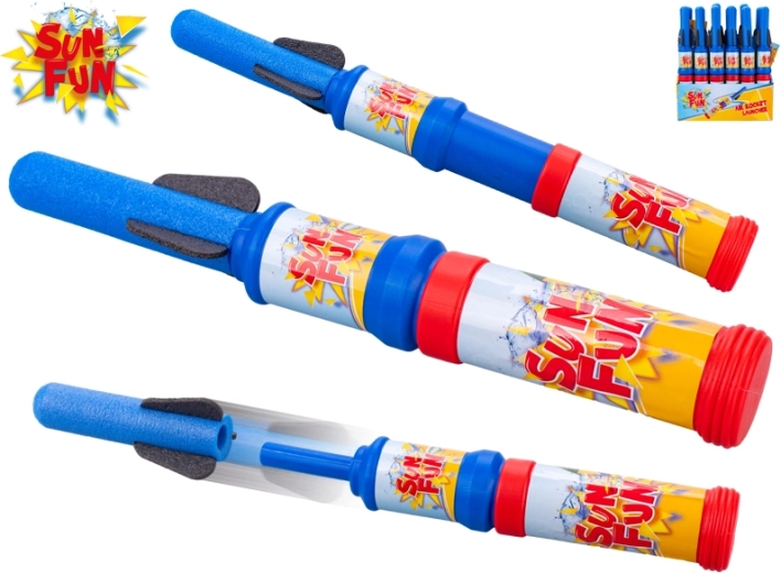 Sun Fun luftdrevet raket 35 cm – sæt med 18 stk.