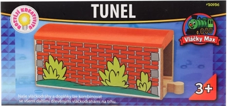 Rød murstenstunnel