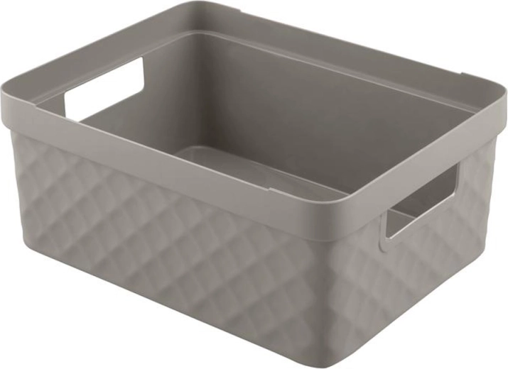 Plastikkurv HEIDRUN 36 × 27 × 14 cm – farvemix