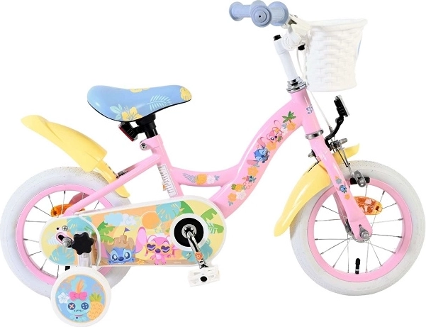 Børnecykel Stitch 12” pink