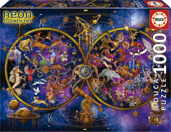Educa Lysende Pushin Puslespil Stjernebilleder 1000 Brikker