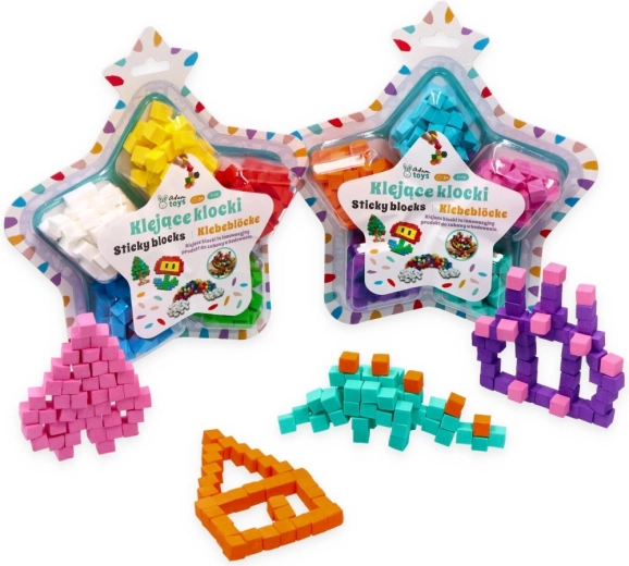 Sensoriske klæbende byggeklodser Adam Toys