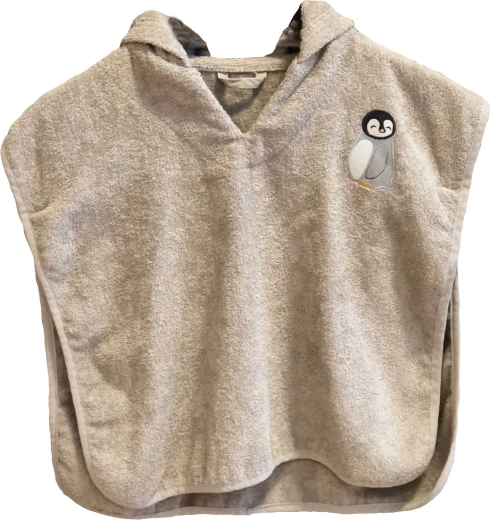 Petú Petú poncho med hætte celsa penguin - 1 stk.