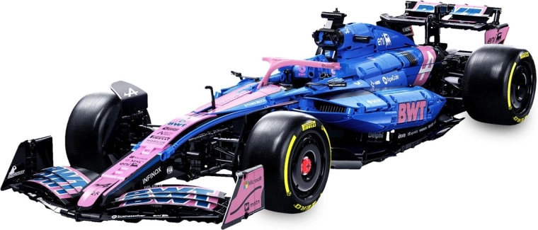 CaDA BWT Alpine Formula One Team A525 byggesæt med Formel 1-bil i skala 1:8