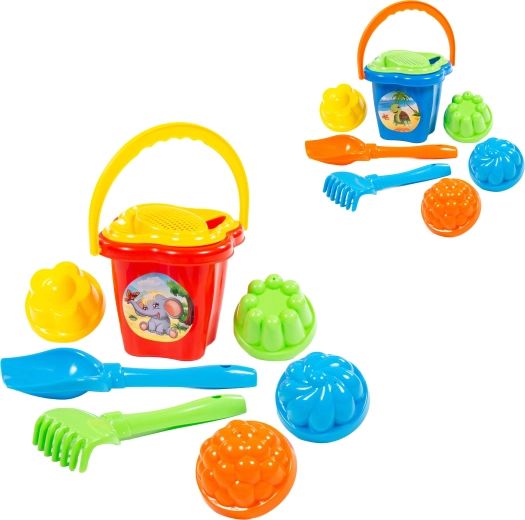 Sandlegesæt med spand, 5 dele