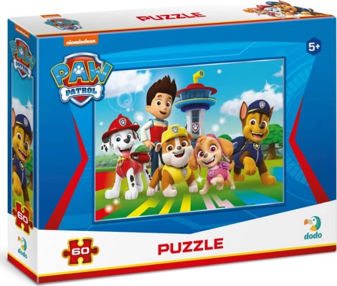 Puslespil Paw Patrol – vi er et team, 60 brikker