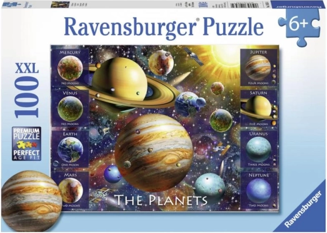 Puzzle Ravensburger Planeter 100 brikker