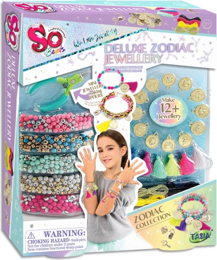 Deluxe sæt til fremstilling af stjernetegn-armbånd med tænger TASIA