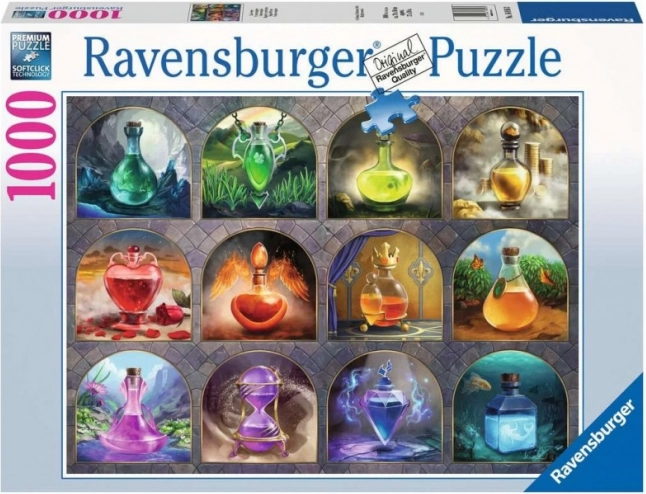 Ravensburger puslespil Magiske eliksirer 1000 brikker