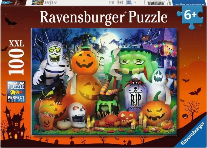 Ravensburger puslespil Halloween-sjov XXL 100 brikker