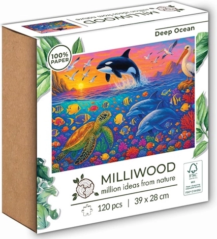 Milliwood børnepuslespil Deep ocean 120 brikker