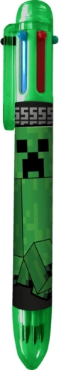 Kuglepen Minecraft med 6 farver