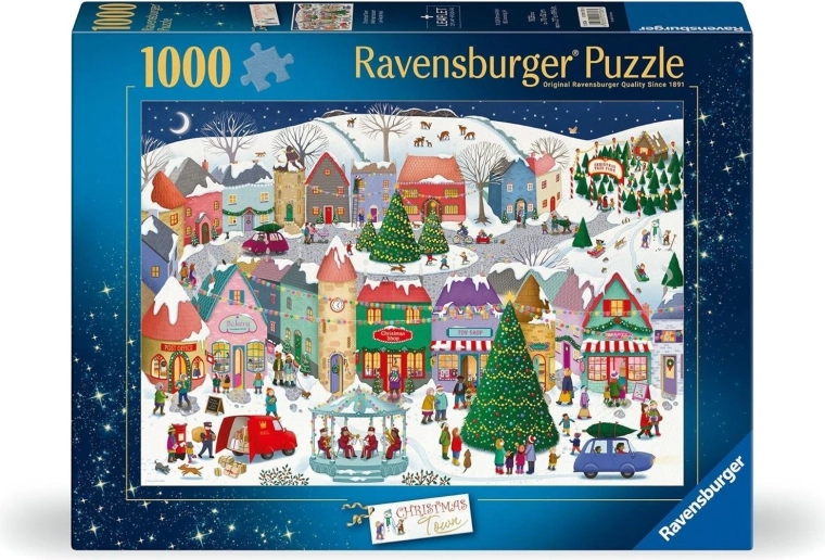 Ravensburger puslespil Julebyen 1000 brikker