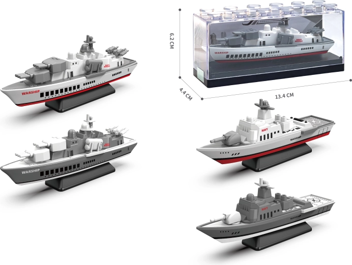 Metalmodel af krigsskib 1:64 – flere varianter