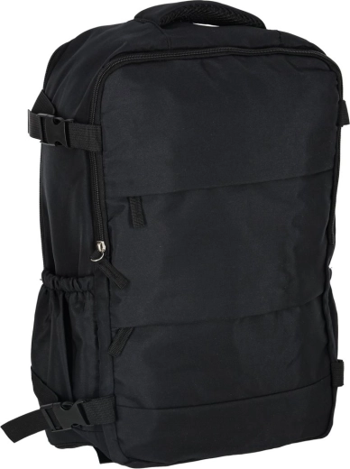Sort rejserygsæk som håndbagage 45 × 30 cm