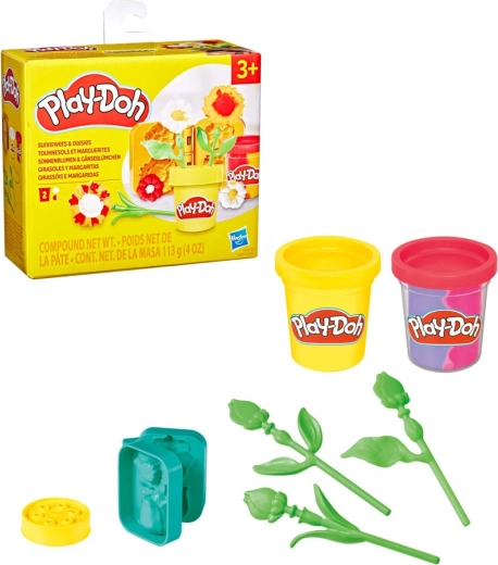 Hasbro Play-Doh små blomster kreativt sæt med modellervoks - 1 stk.