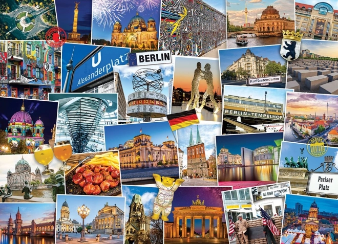 EUROGRAPHICS Puzzle Verdensrejsende Berlin 1000 brikker