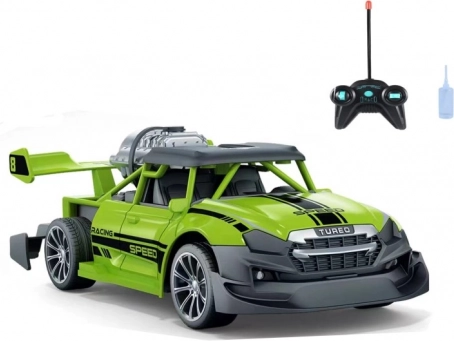 RC bil 1:20 med røg effekt rød