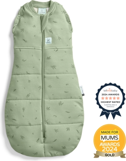 ErgoPouch svøbetæppe og sovepose 2i1 Cocoon willow 2,5 TOG 0–3 m (3–6 kg)