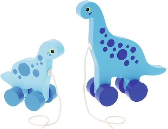 Trefl træklegetøj i træ – dinosaurer (sauropod)