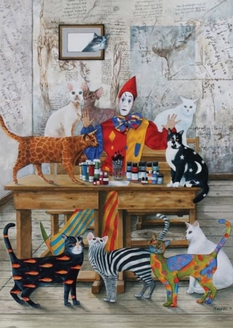 Puslespil ART PUZZLE Min farverige verden 1500 brikker