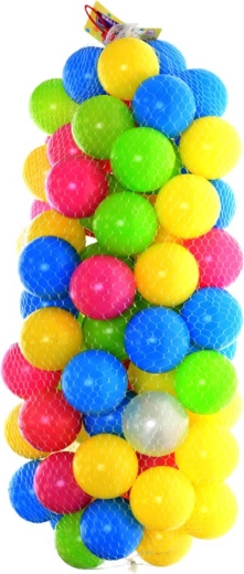 Farverige babybolde til boldbassin 6 cm (100 stk.)