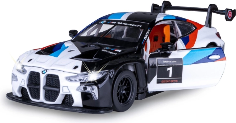 JAMARA BMW M4 GT3 racerbilmodel 1:24 hvid
