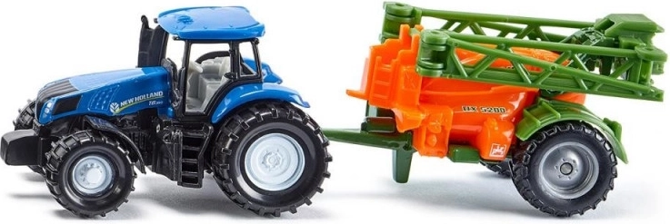 Traktor med sprøjte