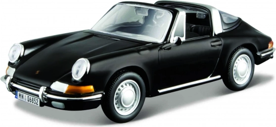 Historisk model Porsche 911 (1967) sort i skala 1:32