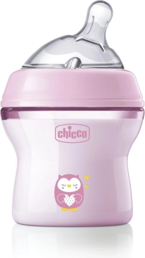 Chicco Natural Feeling antikolik-babyflaske 150 ml til piger 0 m+