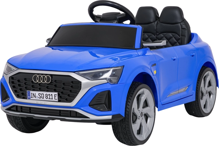 Elektrisk Audi SQ8-børnebil i blå med fjernbetjening