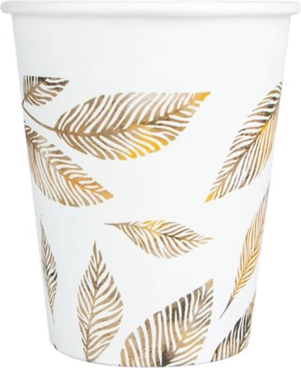 Papirkopper Grå Kviste 200 ml, 8 stk.