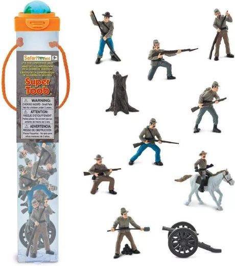 Safari Ltd. rør med Konføderationens hær-figurer