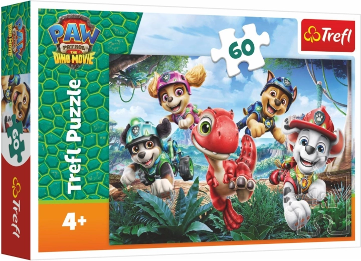 Puslespil Paw Patrol Dino Movie – Dinosaurredning 60 brikker